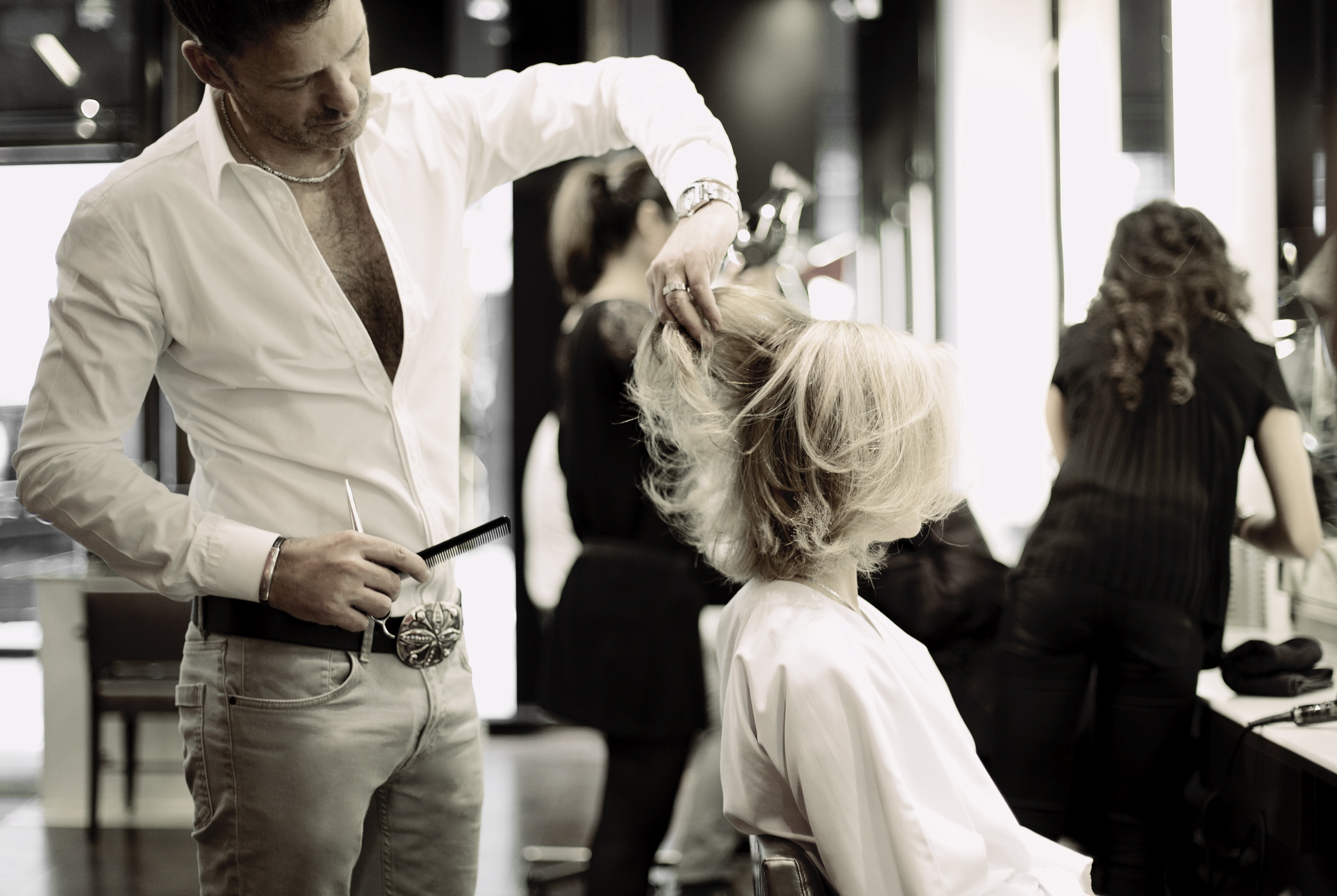 coiffure facile avec frange