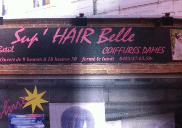7 noms de salon de coiffure qui méritent un Oscar... - Coiffeur humour